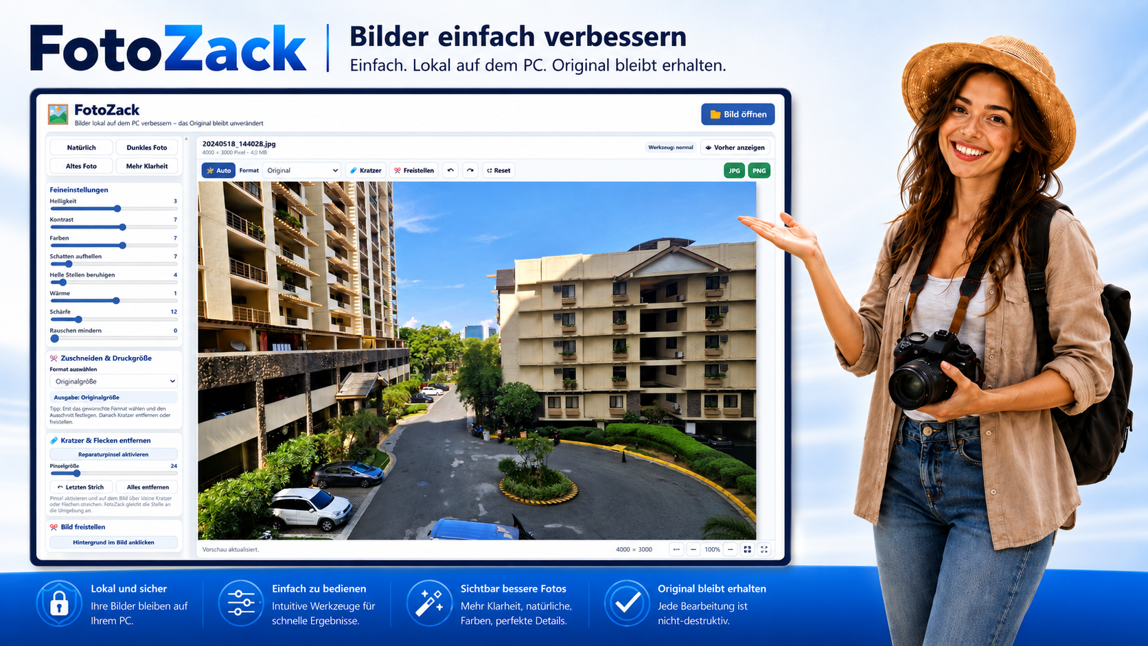 FotoZack – Bilder einfach verbessern